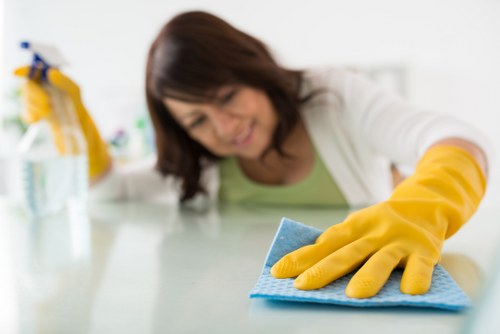 Deep cleaning of a carpeted commercial corridor in Ilford