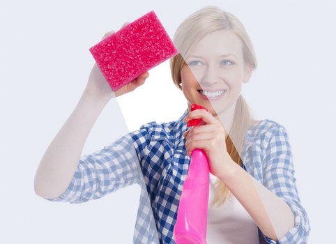 Cleaning a heavy curtain panel in a typical Ilford property